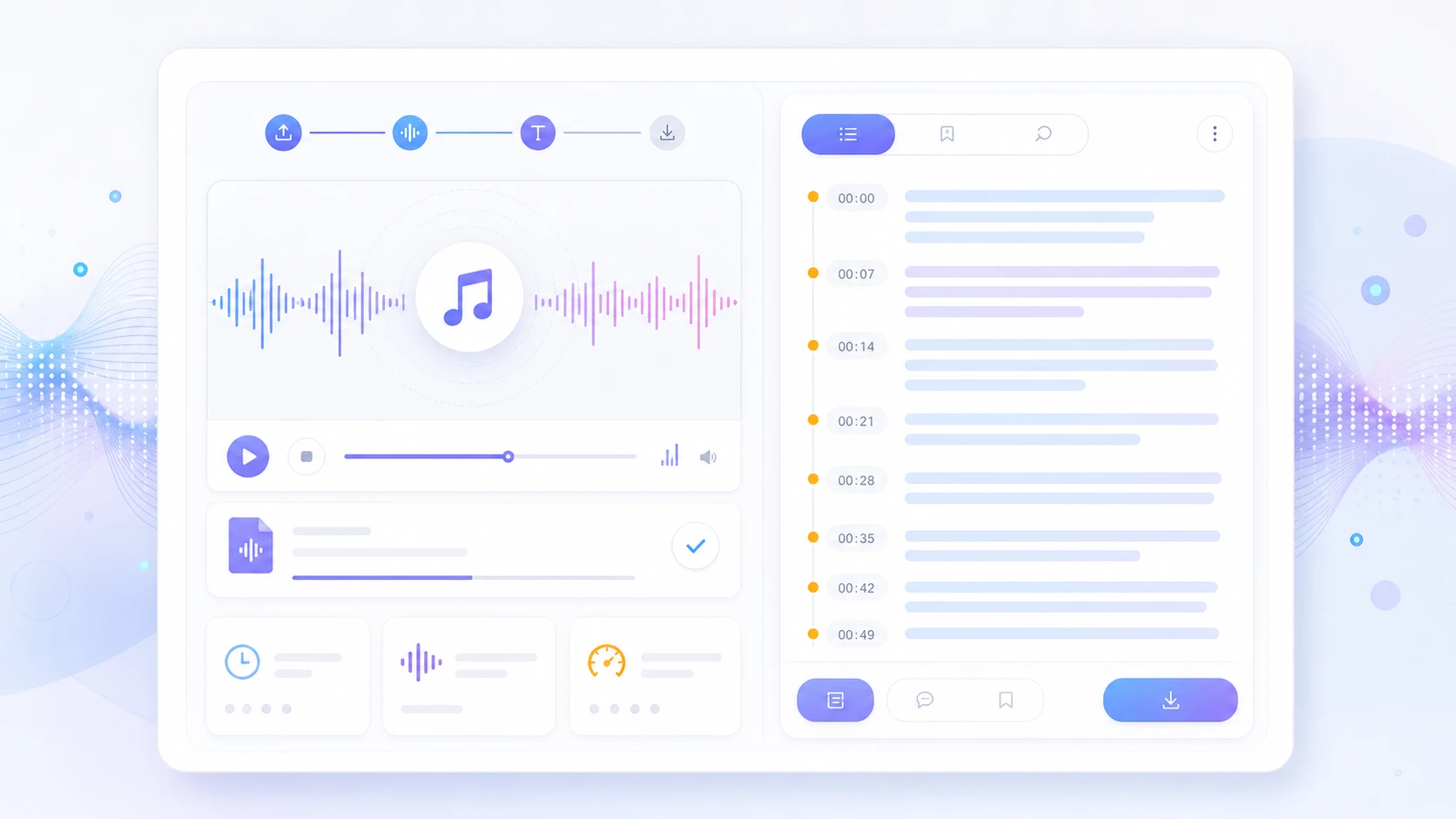 Start audio to text after background noise removal for clean transcript workflows.