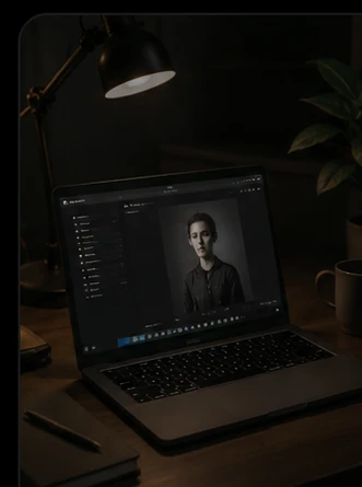 Image enhancer feature matching color and clarity across creator post variations.