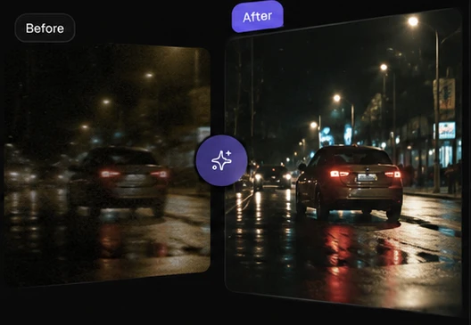 Open video enhancer to improve clarity and texture on clips after polishing still images.