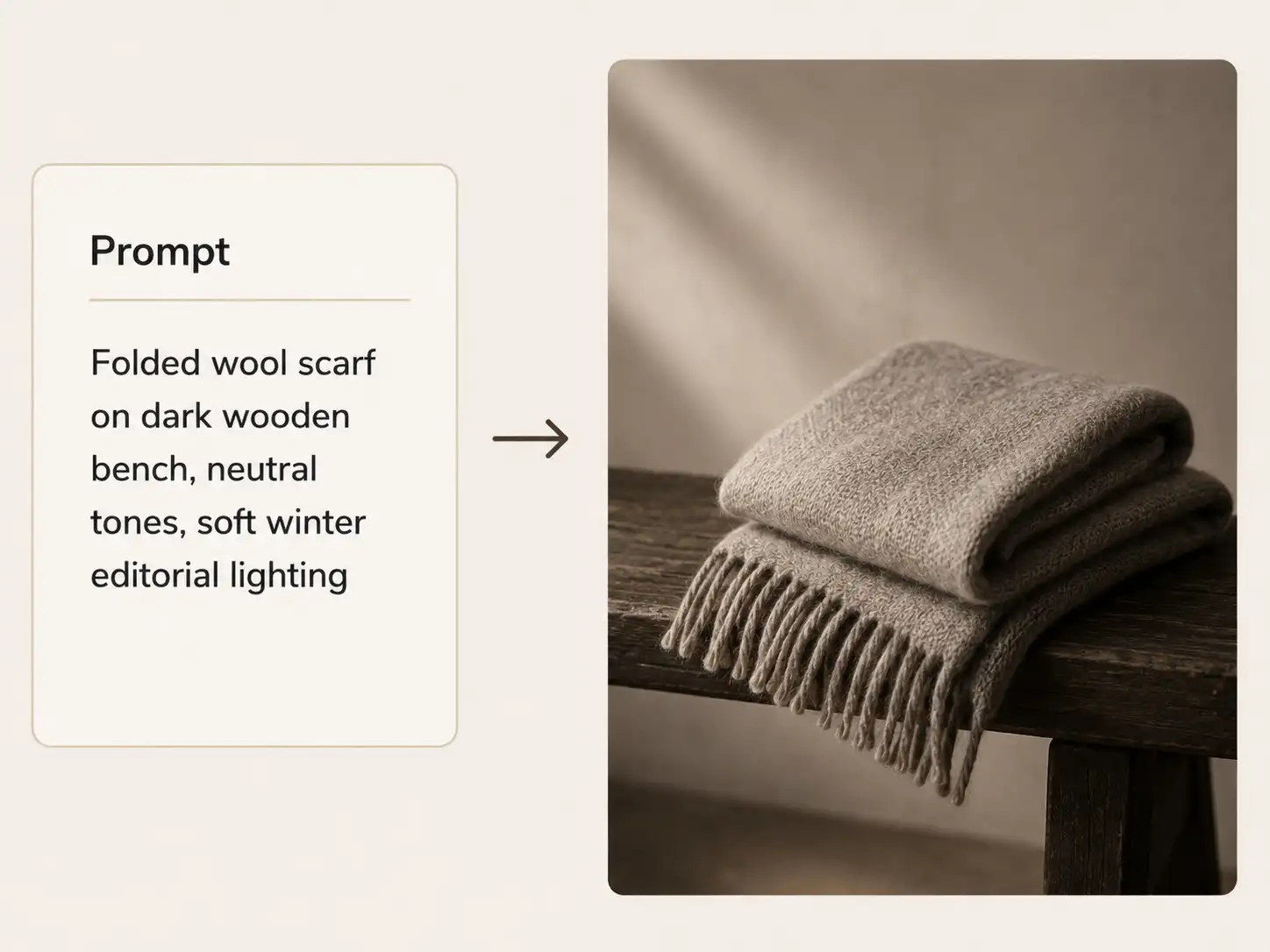 Start text to image to create a visual base before style transfer.