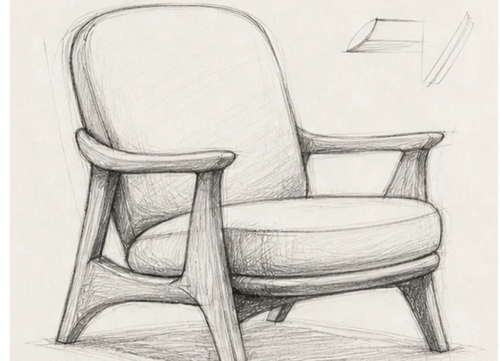 Design workflow preview: Table sketch.